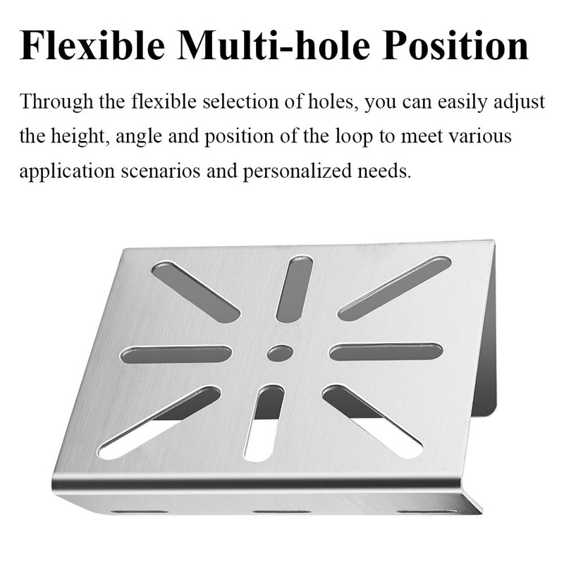 Stainless Steel Vertical Pole Mount, Electric Wire Pole Mounting Corner