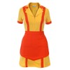 CoolChange 2 Broke Girls Costume Diner Uniform with Apron, small