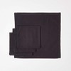 Homescapes - Four - Black - Napkins - 100% Cotton