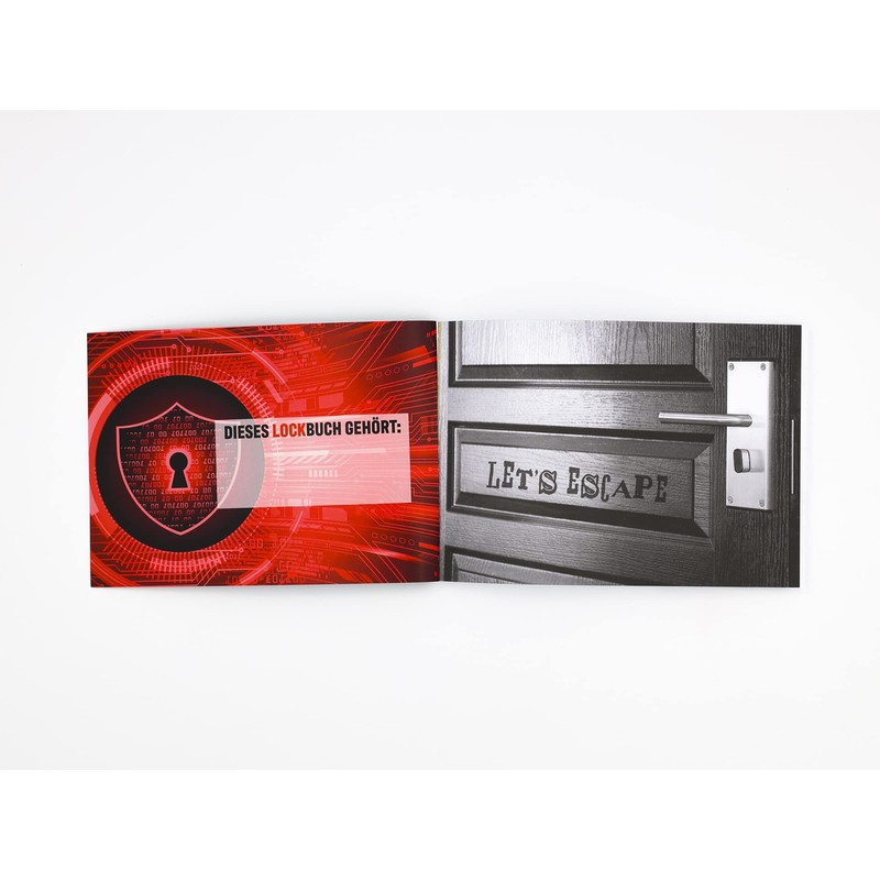 Escape Lock Book - Log Book to Enter and Fill