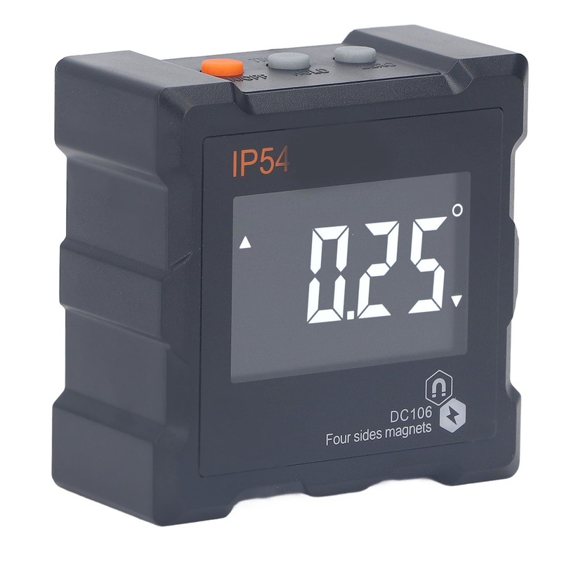 IP54 Angle Finder 4x90° LCD Digital Display 4 Side Strong
