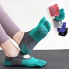 Pilates Yoga Fitness Home Training Flying Anti-Slip Toe Socks Toe Socks Purple 3ea