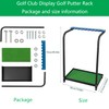 Nisorpa Golf Club Organizer Rack Golf Club Display Stand Rack