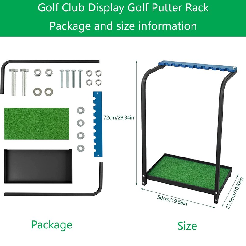 Nisorpa Golf Club Organizer Rack Golf Club Display Stand Rack