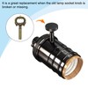 sourcing map 4Pcs Lamp Turn Knob On/Off Lamp Switch Replacement