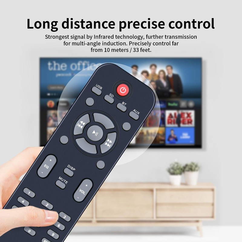 Replacement Soundbar Remote Control Compatible with Acoustic Audio AA2103 Home