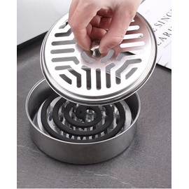 YANXIO 3 Piece Mosquito Trap Incense Holder Set, Mosquito Trap Incense Coil, Portable, Portable, Outdoor (3)