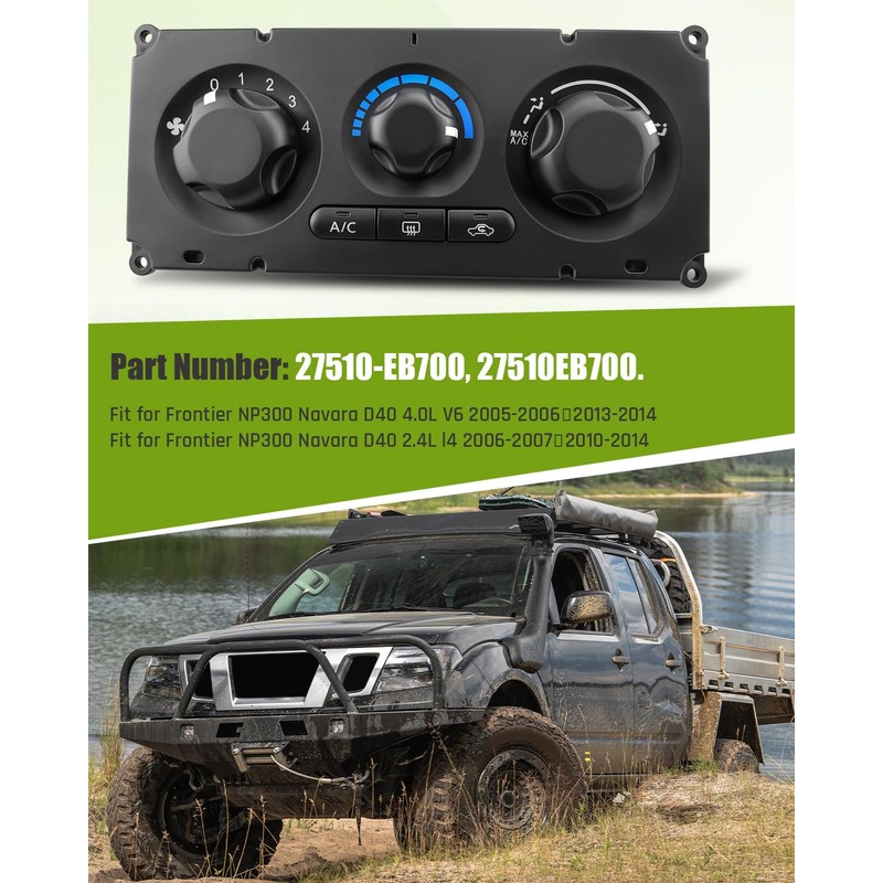 A/C Air Conditioning Switch Control Module Fit for Nissan Frontier