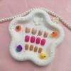 Spring Press on Nails Square Fake Nails with Flower Designs