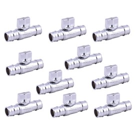 LD Valve - 1/4 Turn Straight PEX A Supply Stop Valve，3/4" Propex X 3/4" Propex Cold Expansion F1960 Shut Off valve for Pex A Pipe -LD Brand (10-Pack）