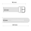 SJTR Extensible Correa De 22 Mm Para Smartwach Silicon