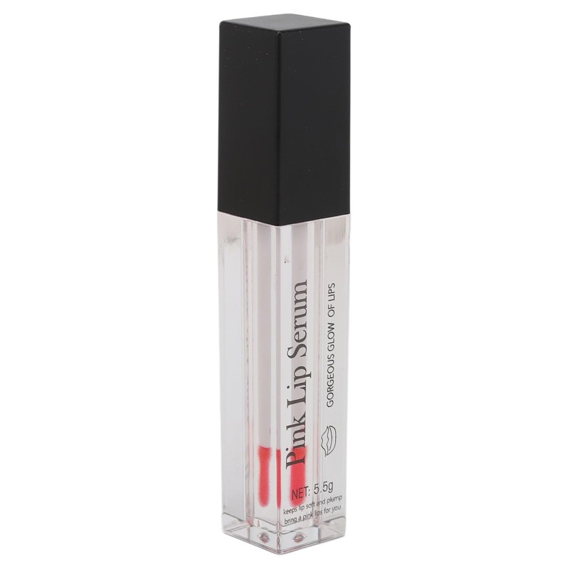 Suero Labial Rosa, Aceite Sérum Labial Hidratante Revitalizante de Larga