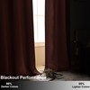 Hiasan Thermal Insulated Blackout Curtains 54 Inches Long, Rod Pocket