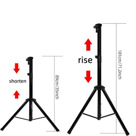 WANTHER 3d hologram fan，Hologram Fan Stand Height 39.4 to 69 Inch for Holofan Led Holographic Fan