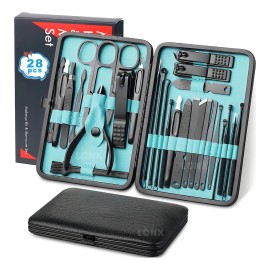 Manicura Y Pedicura Set Manicura Multifuncional Lonk 28 Pcs ZJQD-28