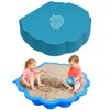 Sand Shell Cover, 100 x 15 cm Sandpit Cover, Waterproof