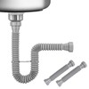 Cinsda Expandable 1-1/2 P-trap, Flexible Drain Pipe Fitting, Adjustable Sink