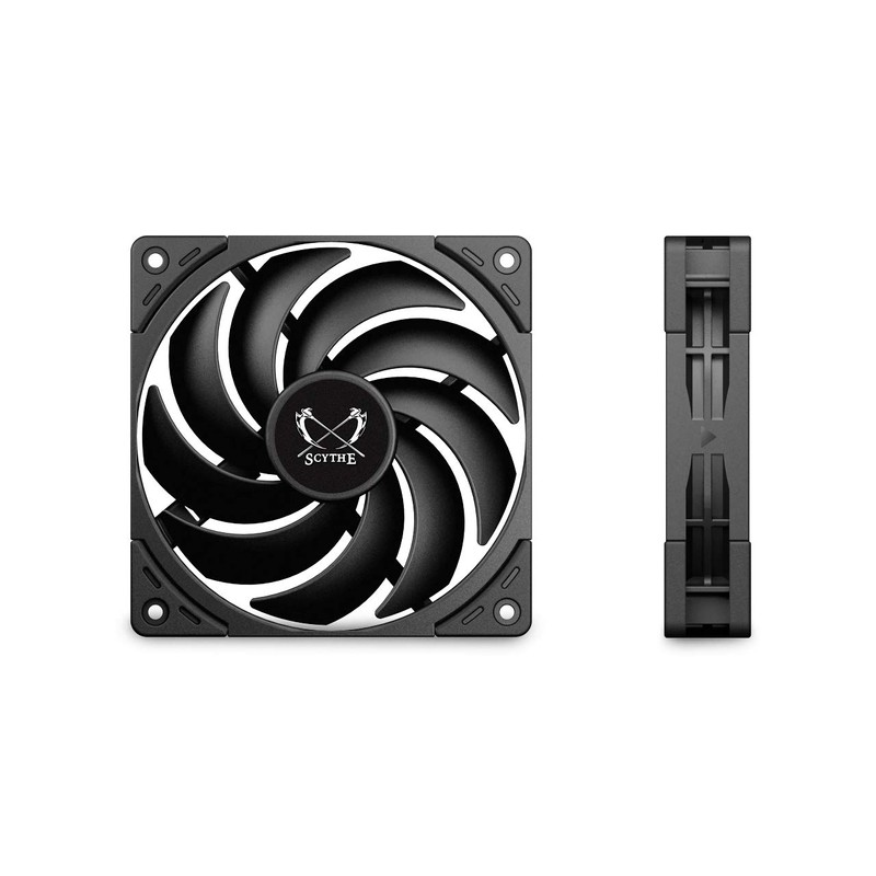 Size SCYTHE Original Design 12cm Case Fan Newly Developed Swirl