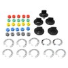 BQLZR 49x30mm Black Replacement for Electrical Knob Kit Range Knob
