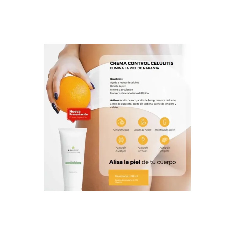 Gel Quema Grasa De Romero Y Crema Anticelulitis Beohemp