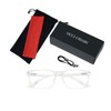 OCCI CHIARI Blue Light Blocking Glasses Clear Frame Women, Square