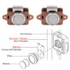 2 Pieces Cabinet Lock Catch, Push Lock, Push Lock Furniture