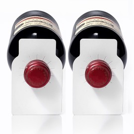 ZeFison White Paper Wine Bottle Tags - 200 Count Plain Paper Wine Cellar Labels for Wine Racks Marker