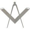 Masonic Lodge Ceremonial 6" INCH Large Freemason Square and Compass