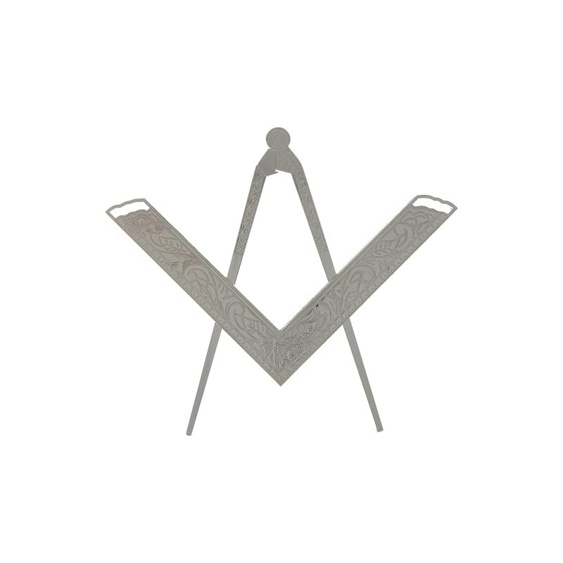 Masonic Lodge Ceremonial 6" INCH Large Freemason Square and Compass