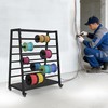 Wire Spool Rack,Heavy Duty Wire Spool Holder with 12 Adjustable