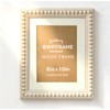 BWPFRAME 8x10 Picture Frame Matted to 5x7, Modern Style, Solid