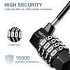 Ankilo 2 Pack 4 Digit Combination Padlock, 3.54 inch Outdoor