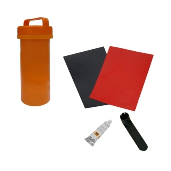 ALEKO Complete Inflatable Red Boat Repair Kit 2 Patches Glue
