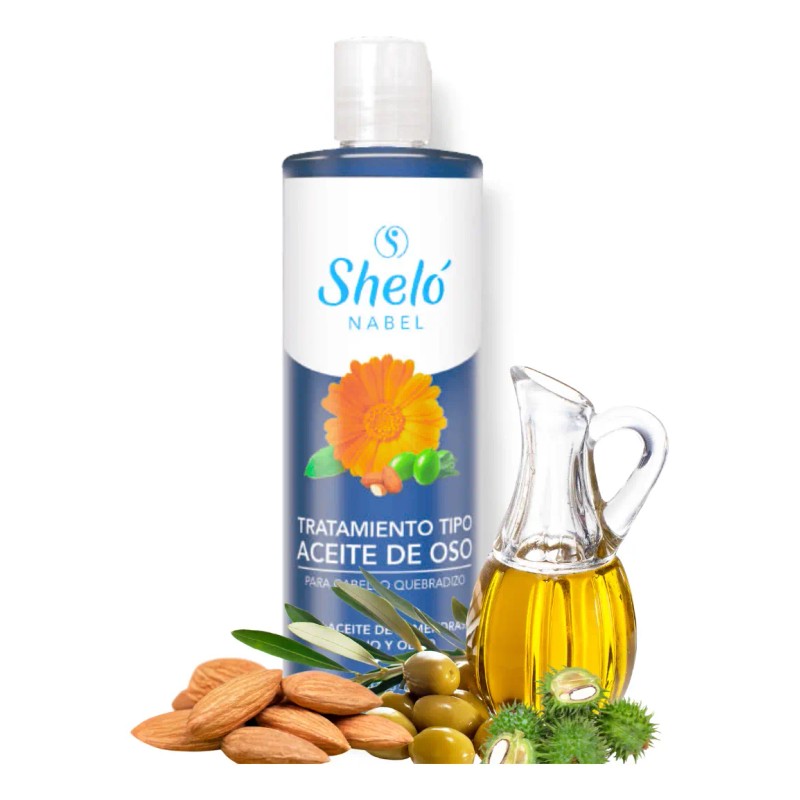 Tratamiento Aceite Oso Shelo Nabel 265ml Cabello Quebradizo