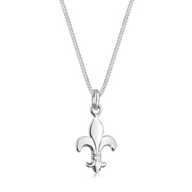 Elli Women's Classic Irises Pendant Necklace in 925 Sterling Silver, Facet cut, None
