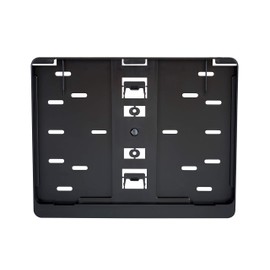 3D-Carbon-Design x Nummernschildhalter, hergestellt in der EU, 280 x 200 mm / 28 x 20 cm, Material unzerbrechlicher ABS-Kunststoff, schwarz, unlackiert, 280