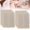 10 Pieces Eyebrow Tattoo Practice Skin, Professional Rubber Soft Microblading