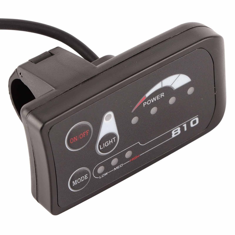 48V LED810 Instrument Display Meter Panel Waterproof for Electric Bicycle