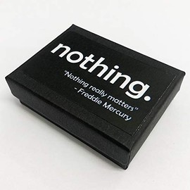 Nothing (Boxed) - Gag Gift For Those Who Say They Don't Want Anything - Novelty Gift Idea - Ideal For Birthday Presents, Wedding Favours, Party Bags, Prank