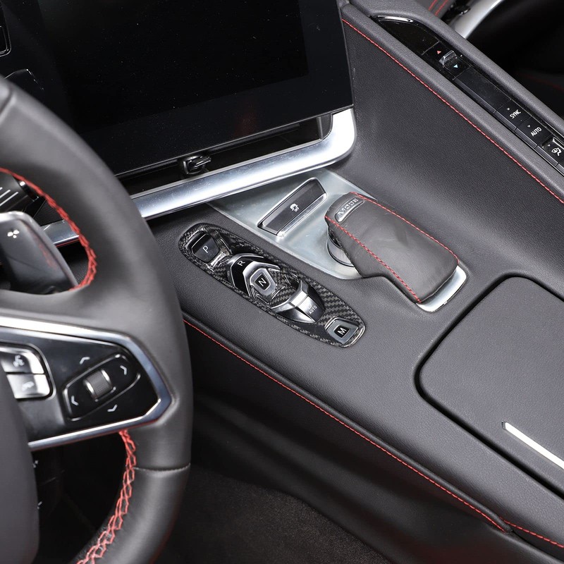 TOYCIDFG Car Center Console Gear Shift Button Panel Cover Trim