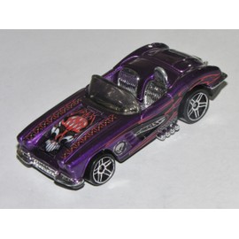 HOT WHEELS 1958 Corvette with opening cover die-cast 1:64