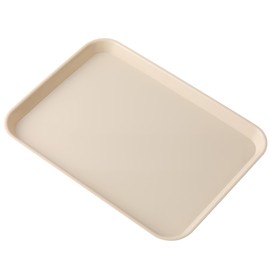 JMU Dental Plastic Trays 13.25" X 9.75" Autoclavable Procedure Flat Trays for Instruments, Size B, Beige