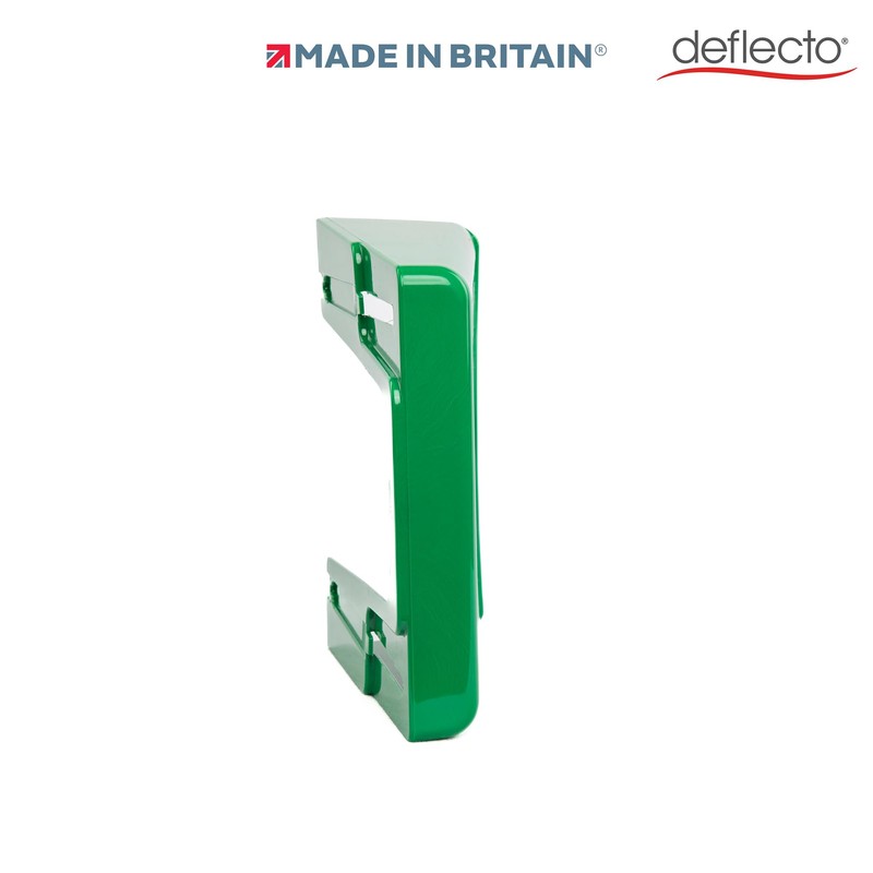 Deflecto Green Portrait A4 Wall Mounted Document Holder - A4