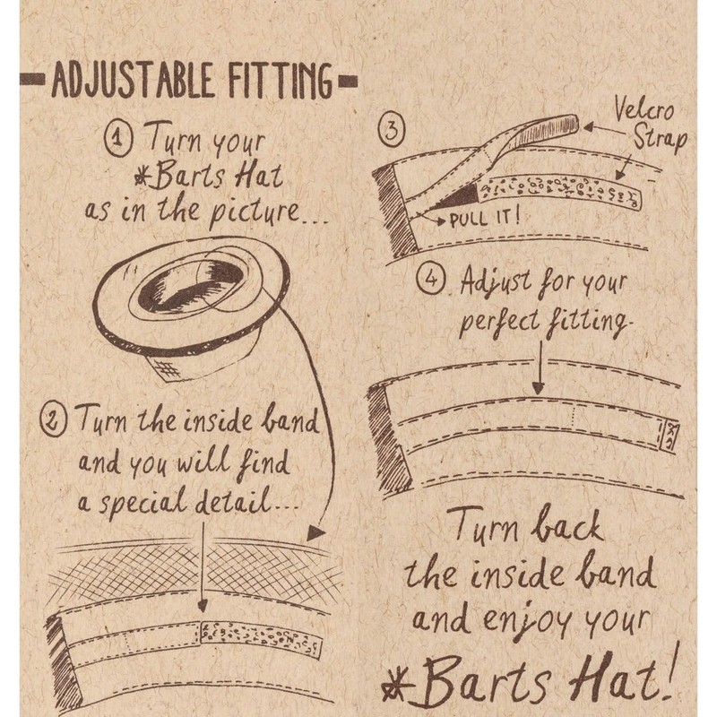 Barts Celery Panama Hat, Multicolour (Natural 7), Medium