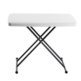 Iceberg - ICE65490 IndestrucTable TOO 1200 Series Resin Personal Folding Table 30 x 20, Platinum
