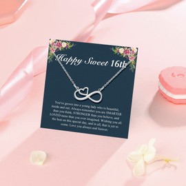 PINKDODO 16th Birthday Gifts for Girls, Gifts for 16 Year Old Girl, Sweet 16 Sixteen for Teen Teenage