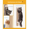 2-Pcs 34'' Wall Mounted Cat Scratcher for Large Cats, Tall