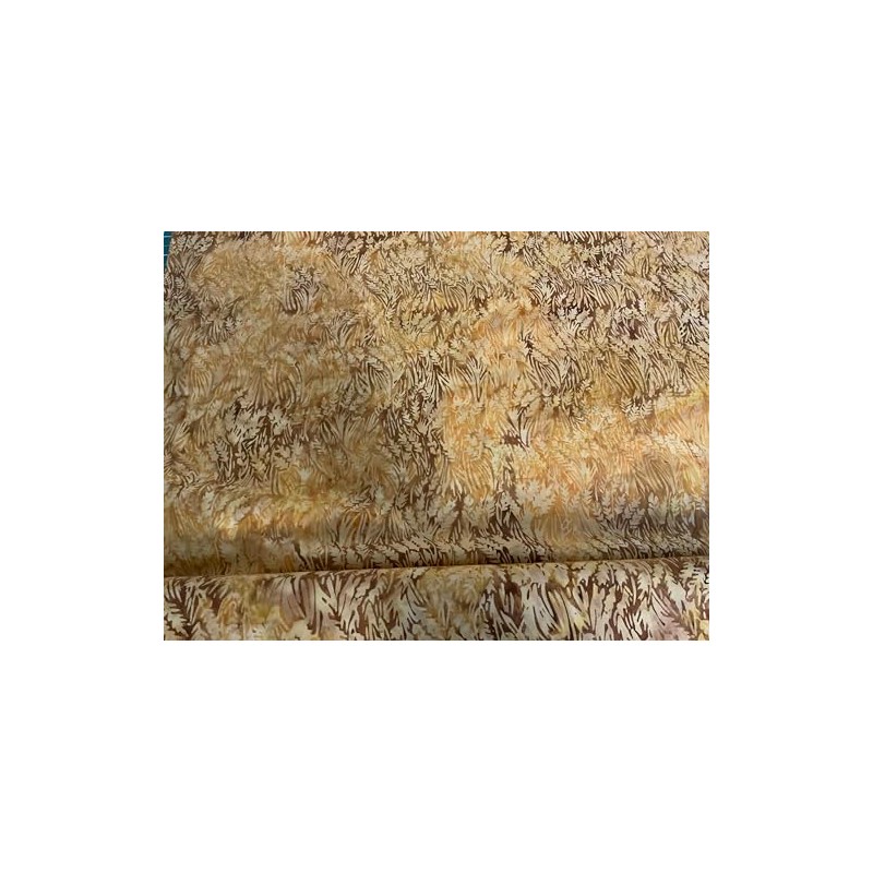 Island Batik Fabric Wheat Brown