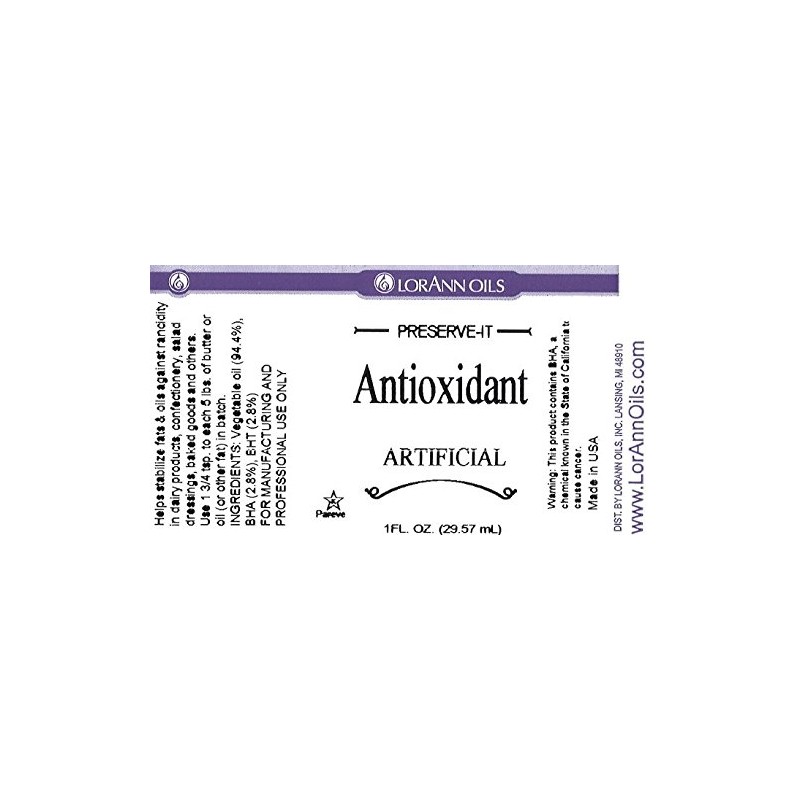 LorAnn Preserve-It Antioxidant 4 oz, Artificial