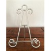 Silver Effect Iron Easel 8 inch Holder Display Artwork Picture